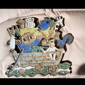 Noah's Ark Clay wall art